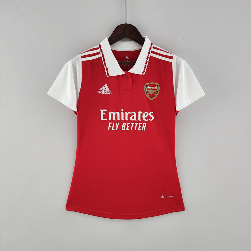 Camisa Arsenal Titular 22/23 - Versão Feminina - Pk_imports_01 