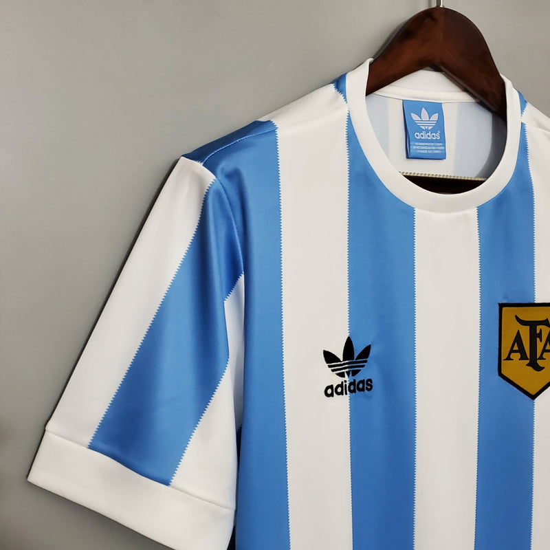 Camisa Argentina Titular 1978 - Versão Retro - Pk_imports_01 