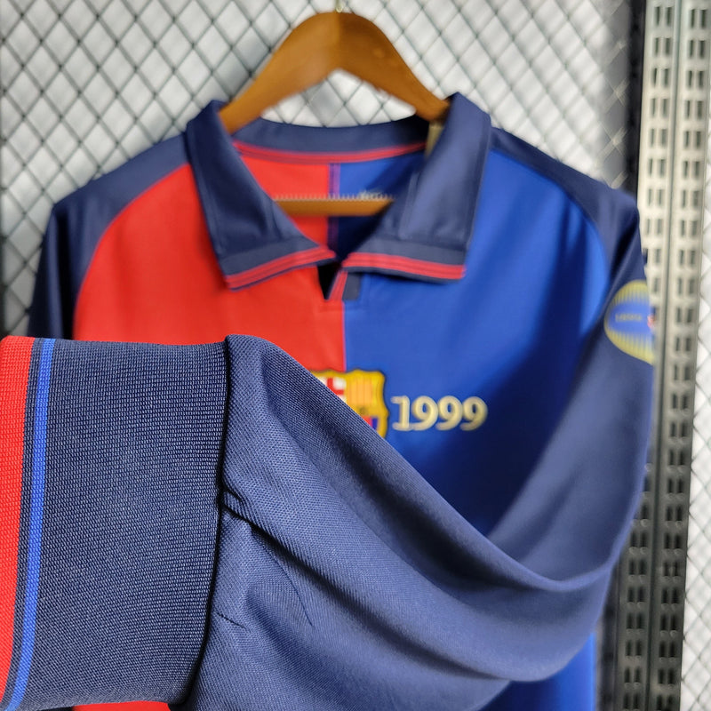 Camisa Barcelona Edição Comemorativa 100 Anos - Versão Retro Manga Comprida - Pk_imports_01 