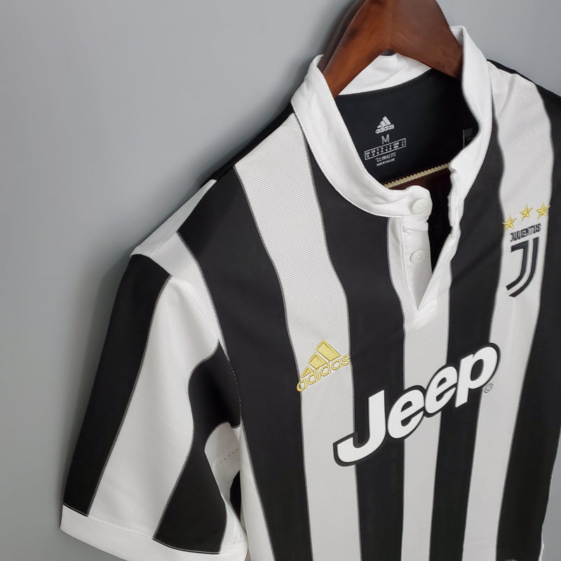 Camisa Juventus Titular 17/18 - Versão Retro - Pk_imports_01 