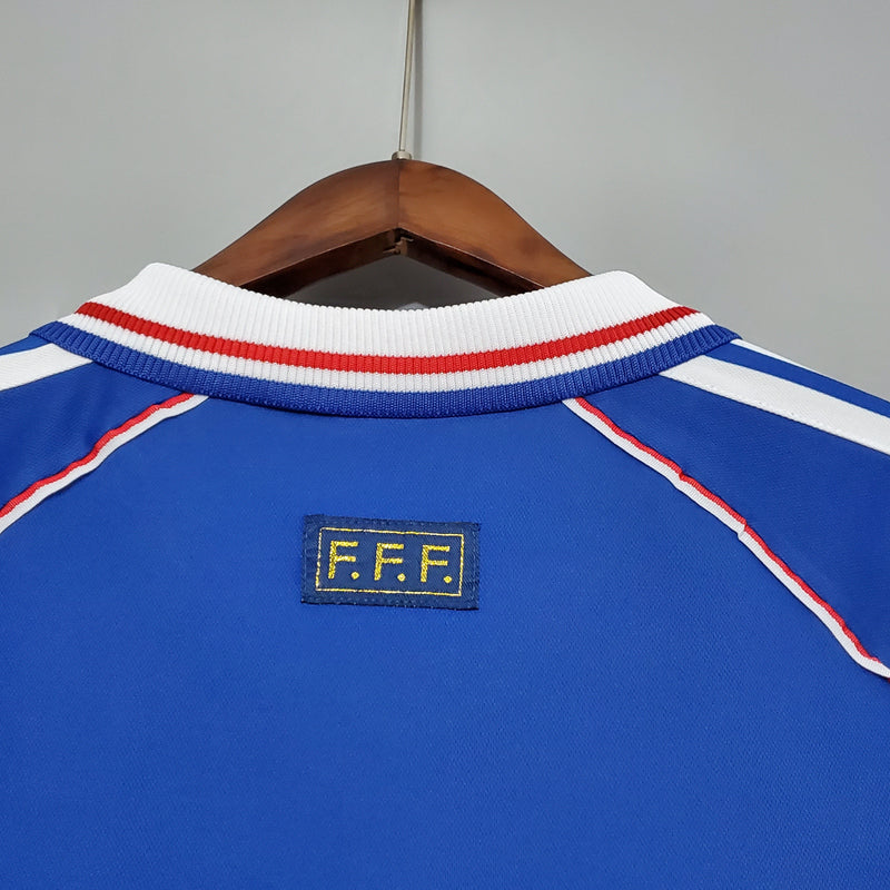 Camisa França Titular 1998 - Versão Retro - Pk_imports_01 