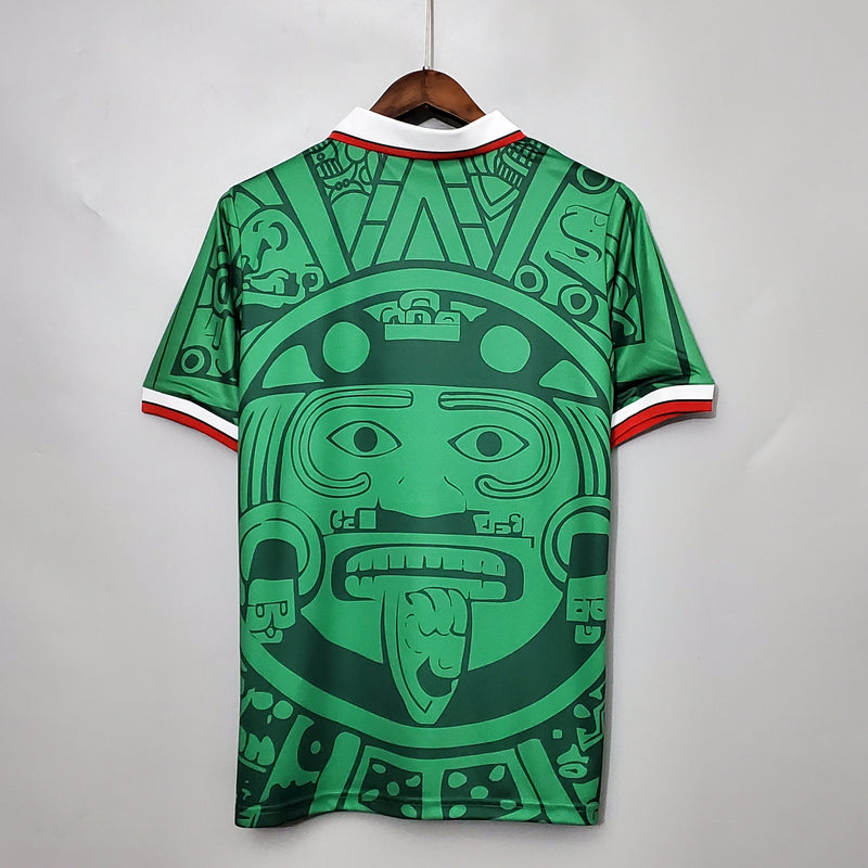 Camisa México Titular 1998 - Versão Retro - Pk_imports_01 