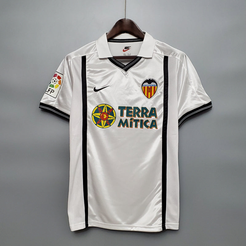 Camisa Valencia Titular 01/02 - Versão Retro - Pk_imports_01 