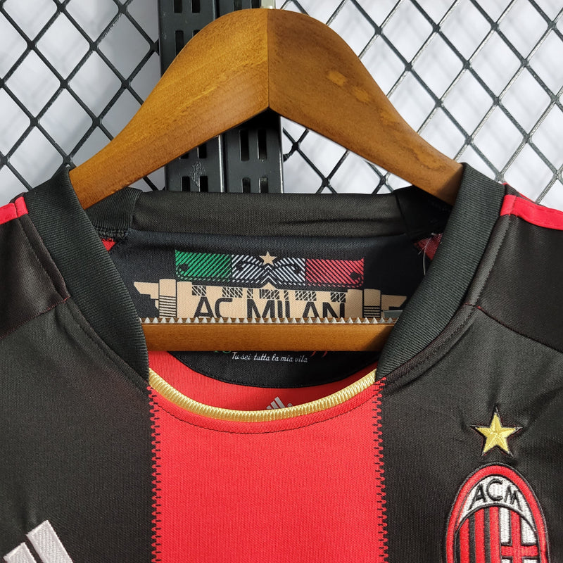 Camisa Milan Titular 10/11 - Versão Retro - Pk_imports_01 