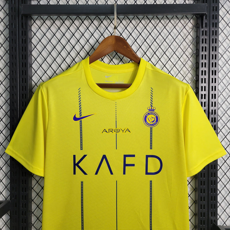 Camisa Al Nassr Home 23/24 - Nike Torcedor Masculina - Lançamento - Pk_imports_01 