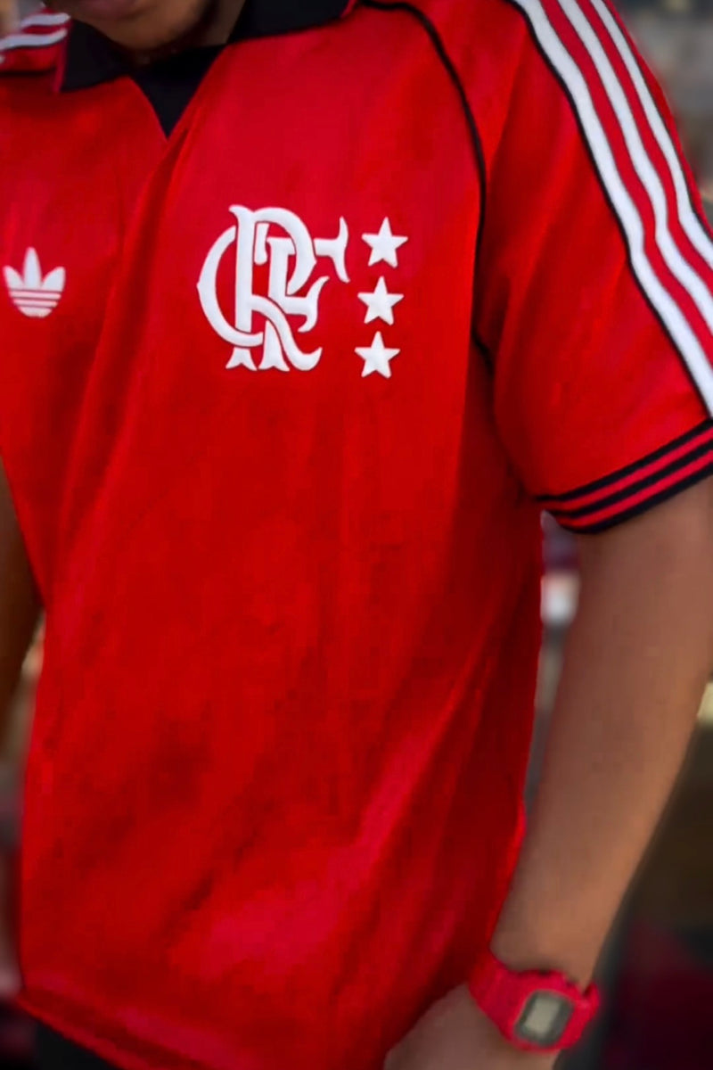 Camisa Flamengo Lifestyler  24/25 - Adidas Torcedor Masculina - Lançamento