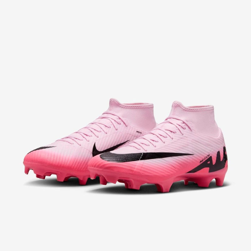 Chuteira Nike zoom mercúrial Superfly 9 academy - Campo Rosa