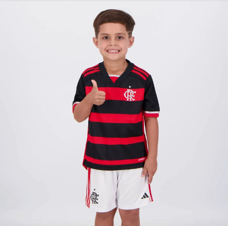 Kit Infantil Flamengo Home 24/25 - Adidas lançamento