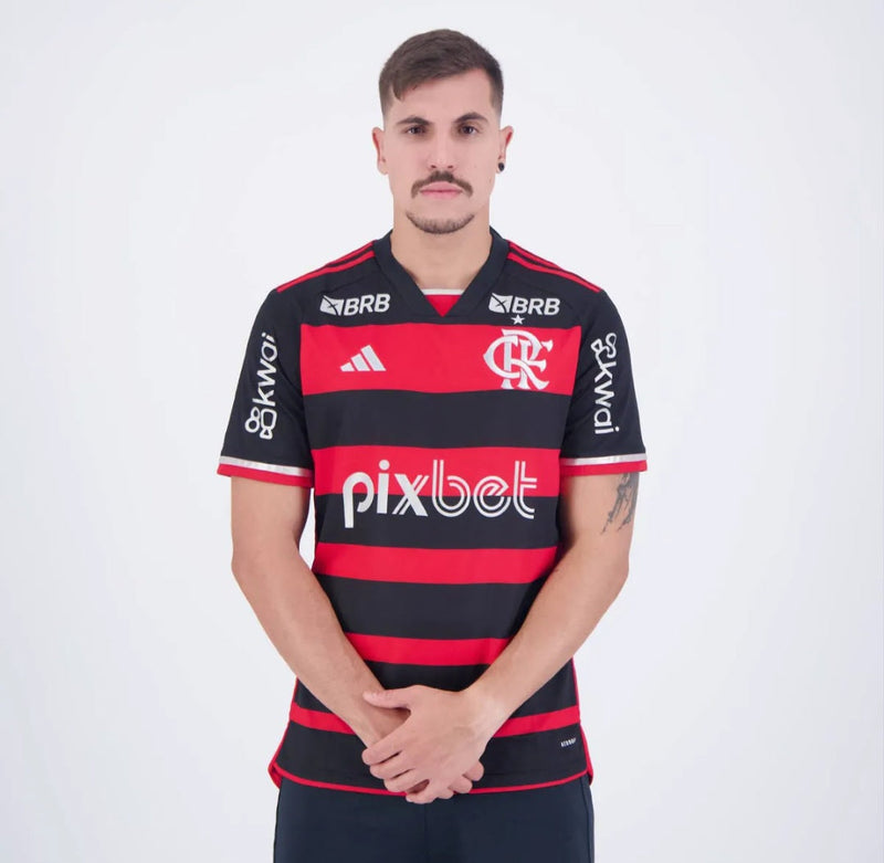 Camisa Flamengo Home + Patrocínio 24/25- Versão Torcedor Lançamento