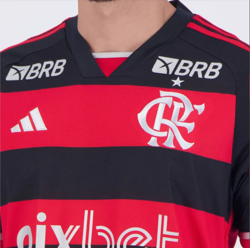 Camisa Flamengo Home + Patrocínio 24/25- Versão Torcedor Lançamento