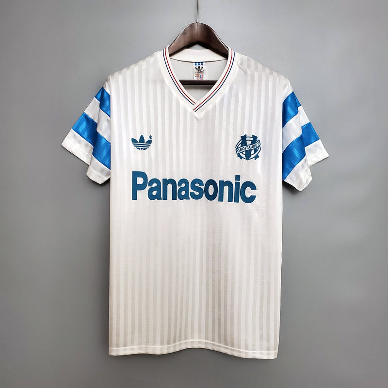 Camisa Olympique de Marseille Titular 90/91 - Versão Retro - Pk_imports_01 