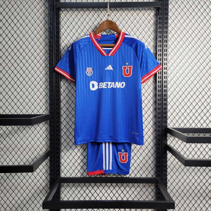 Kit Infantil Universidade do Chile Titular 23/24 - Pk_imports_01 