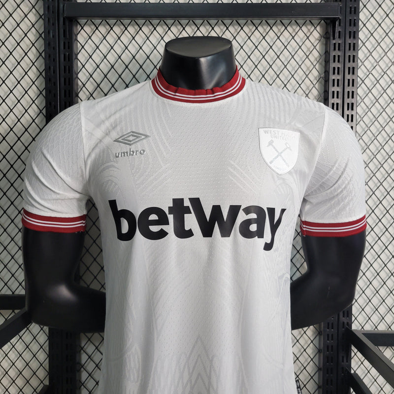 Camisa West Ham Away 23/24 - Umbro Jogador Masculino - Pk_imports_01 