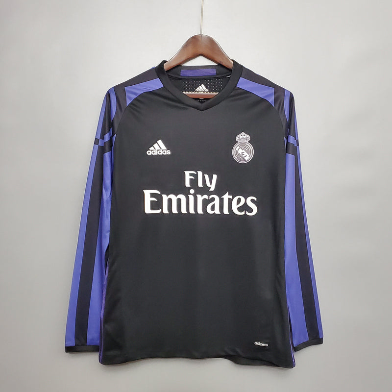 Camisa Real Madrid III 15/16 - Versão Retro Manga Comprida - Pk_imports_01 