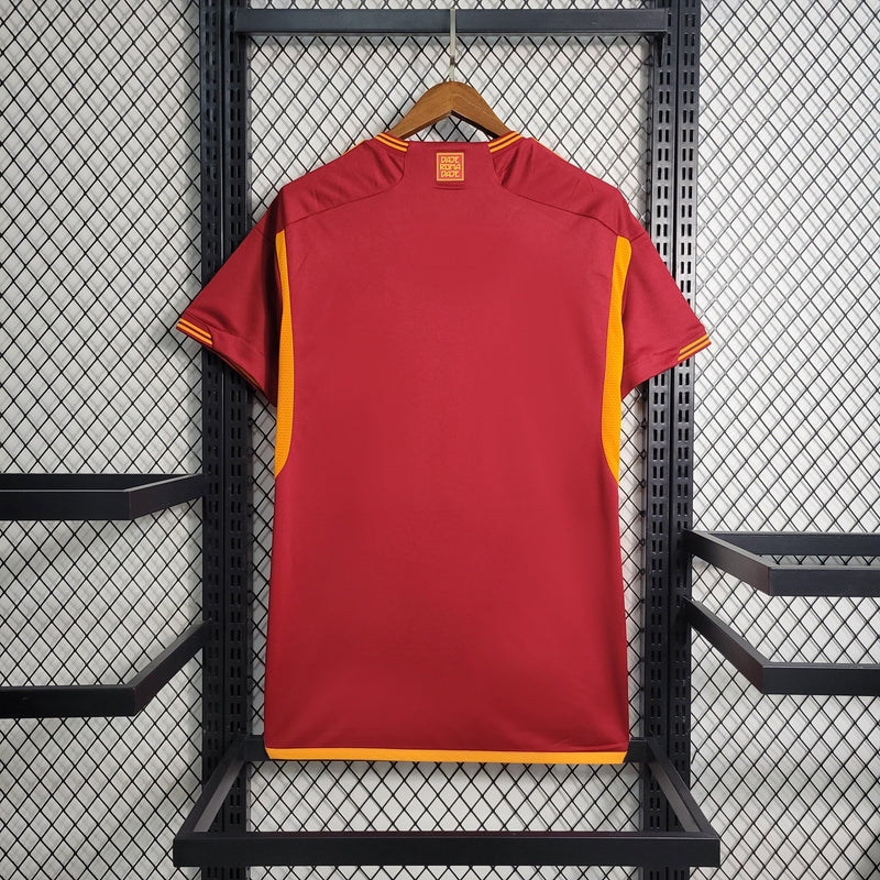 Camisa Roma Home 23/24 - Adidas Torcedor Masculina - Lançamento - Pk_imports_01 