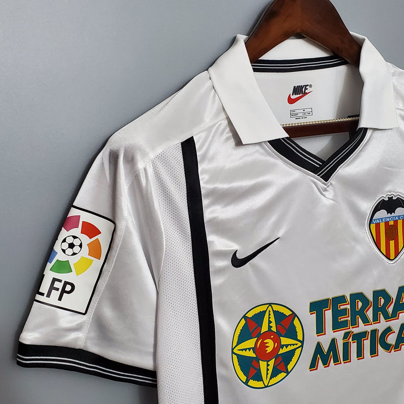 Camisa Valencia Titular 01/02 - Versão Retro - Pk_imports_01 