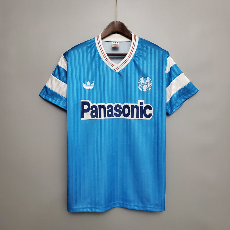 Camisa Olympique de Marseille Reserva 90/91 - Versão Retro - Pk_imports_01 