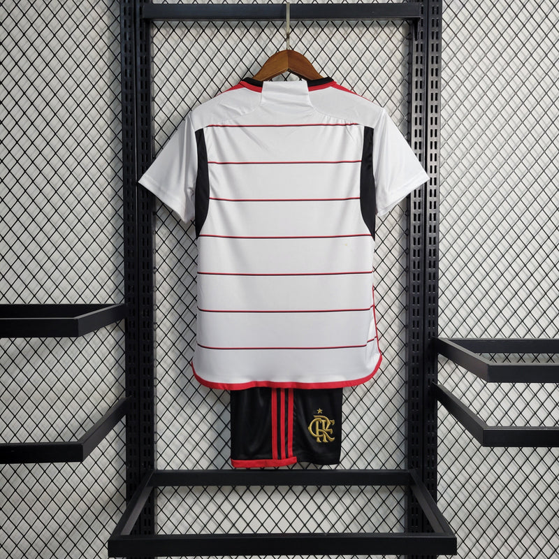 Kit Infantil Flamengo Away 23/24 - Pk_imports_01 