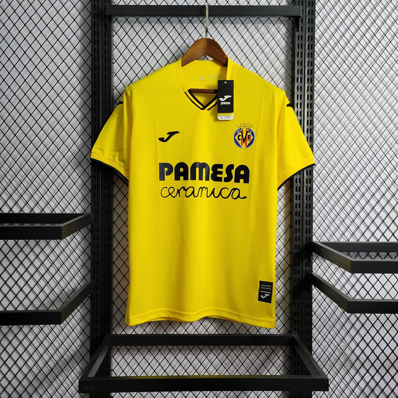 Camisa Villarreal Titular 22/23 - Versão Torcedor - Pk_imports_01 