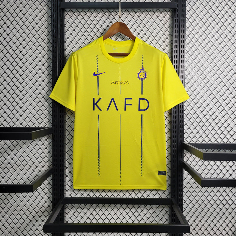 Camisa Al Nassr Home 23/24 - Nike Torcedor Masculina - Lançamento - Pk_imports_01 