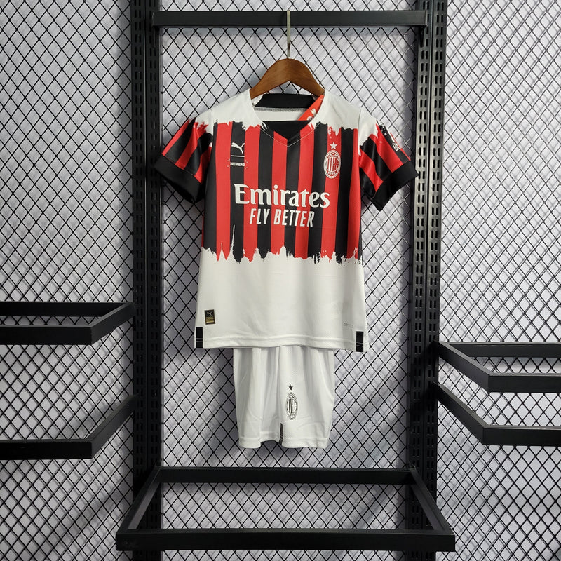 Kit Infantil Milan Terceira Camisa 22/23 - Pk_imports_01 