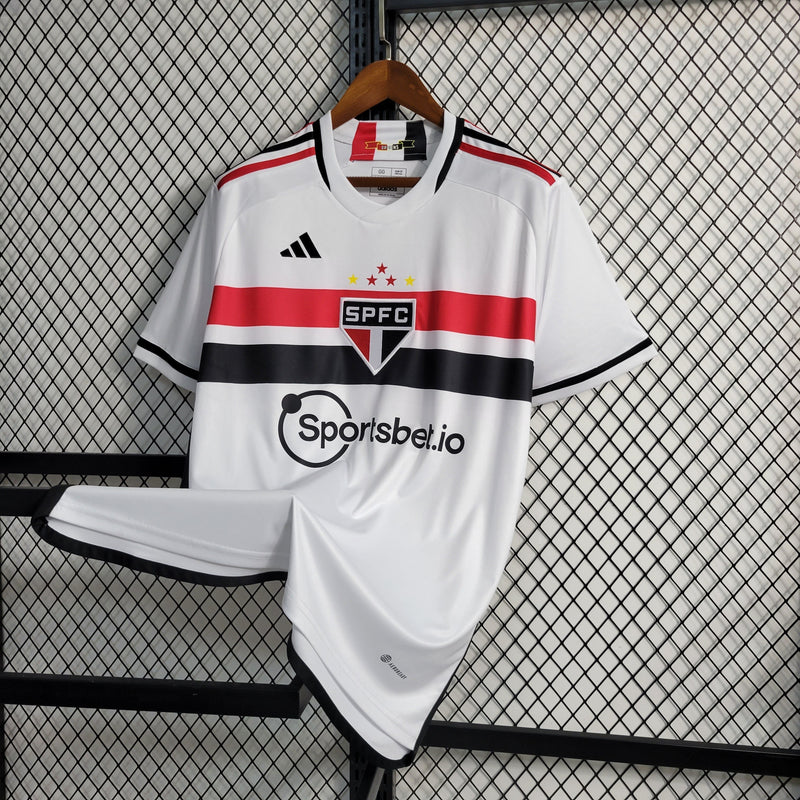 Camisa São Paulo Home 23/24 - Adidas Torcedor Masculina - Lançamento - Pk_imports_01 