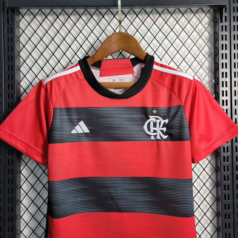 Kit Infantil Flamengo Titular 23/24 - Pk_imports_01 