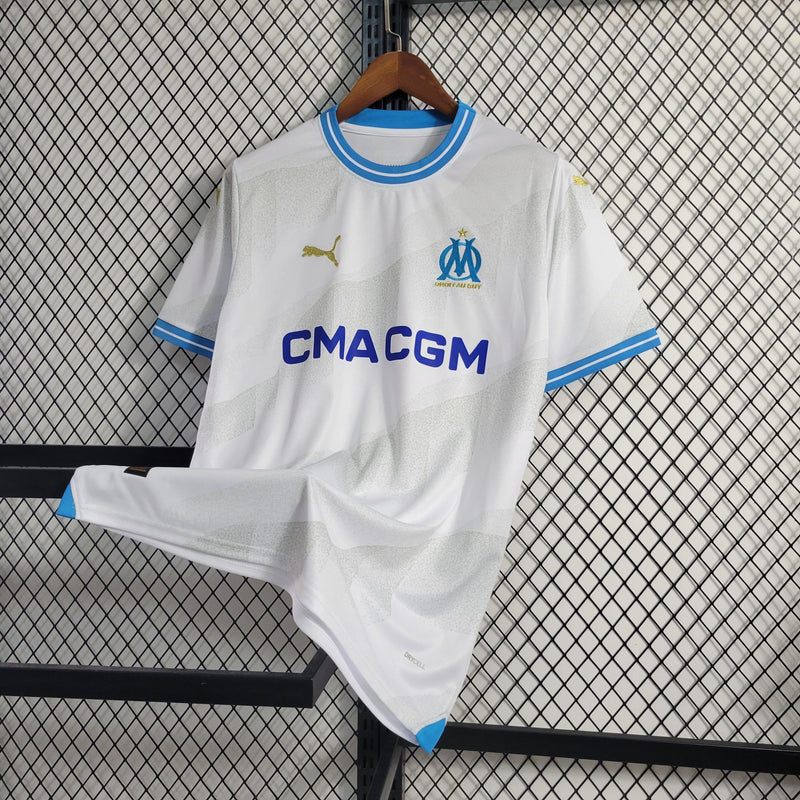 Camisa Olympique de Marseille Home 23/24 - Puma Torcedor Masculina - Pk_imports_01 