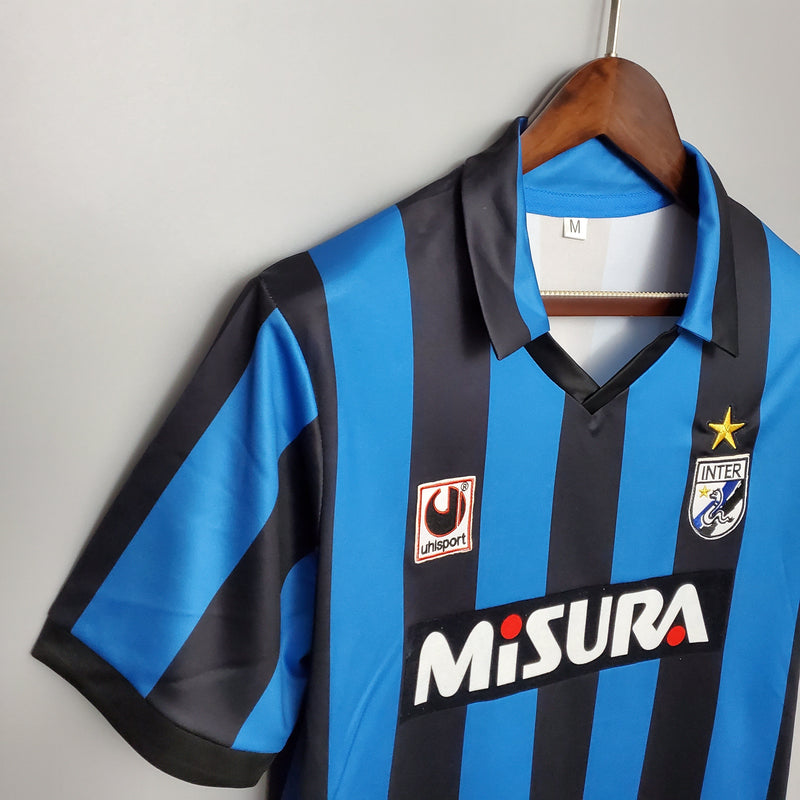 Camisa Inter de Milão Titular 88/90 - Versão Retro - Pk_imports_01 