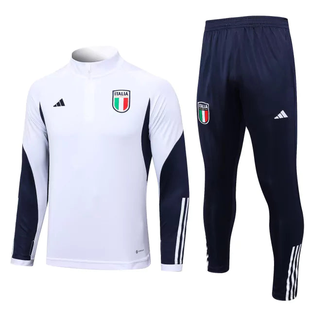 Conjunto de Treino Italia 23/24 Branco - Pk_imports_01 