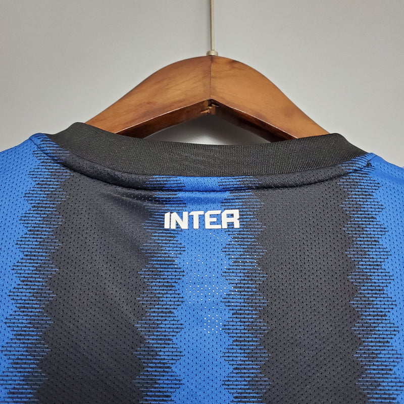 Camisa Inter de Milão Titular 10/11 - Versão Retro Manga Comprida - Pk_imports_01 