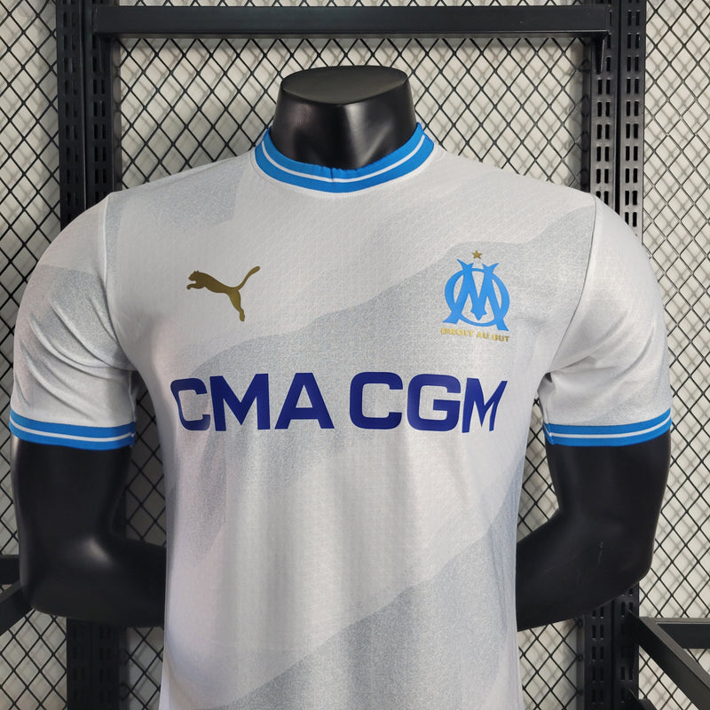 Camisa Olympique Marseille 23/24 - Puma Jogador Masculina - Pk_imports_01 