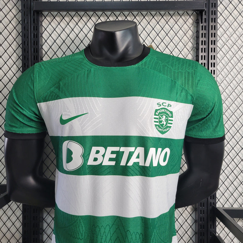 Camisa Sporting Home 23/24 - Nike Jogador Masculina - Pk_imports_01 