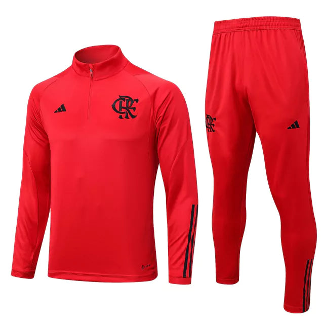 Conjunto de Treino do Flamengo 23/24 Vermelho - Pk_imports_01 