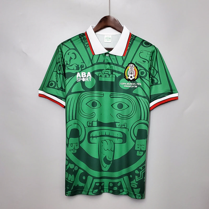 Camisa México Titular 1998 - Versão Retro - Pk_imports_01 