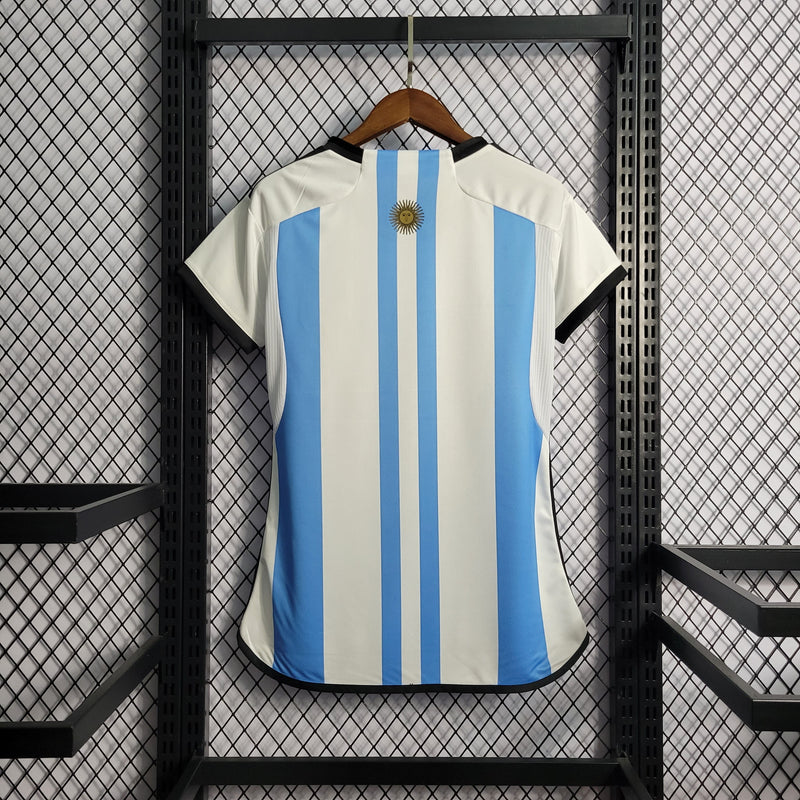 Camisa Argentina Titular 22/23 - Versão Feminina - Pk_imports_01 