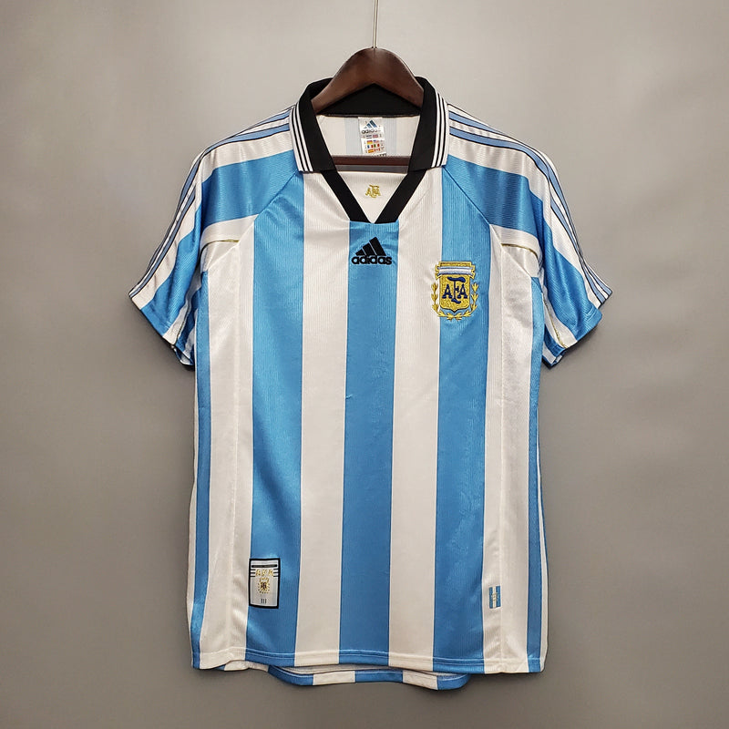 Camisa Argentina Titular 1998 - Versão Retro - Pk_imports_01 