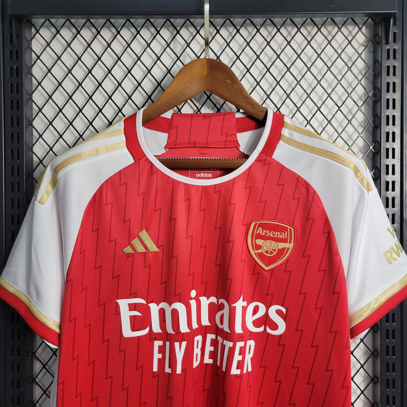 Camisa Arsenal Home 23/24 - Adidas Torcedor Masculina - Lançamento - Pk_imports_01 