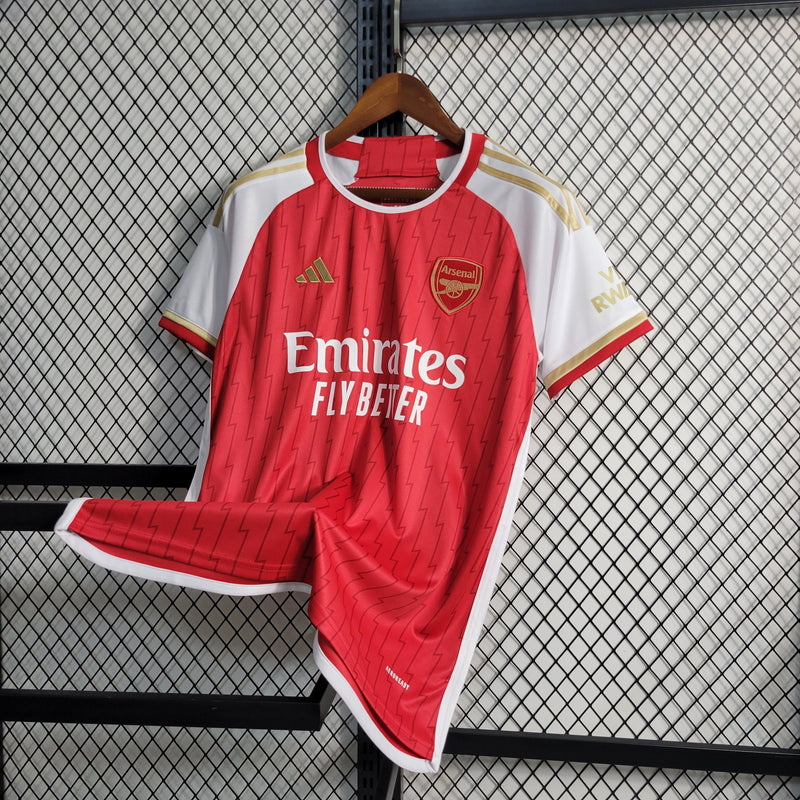 Camisa Arsenal Home 23/24 - Adidas Torcedor Masculina - Lançamento - Pk_imports_01 