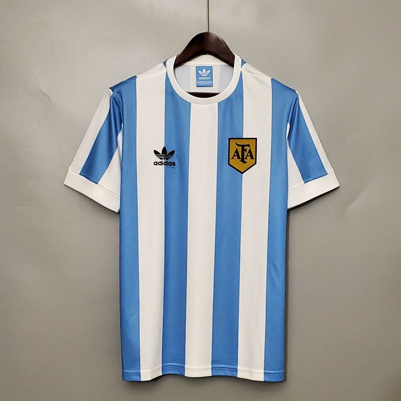 Camisa Argentina Titular 1978 - Versão Retro - Pk_imports_01 