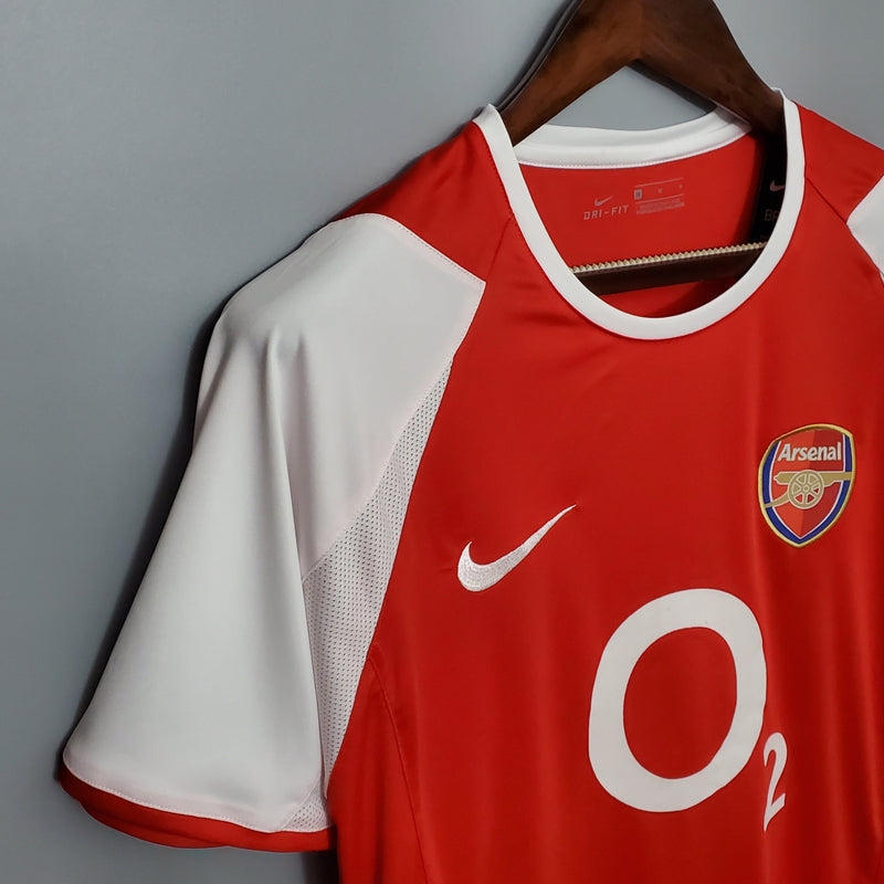 Camisa Arsenal Titular 02/04 - Versão Retro - Pk_imports_01 