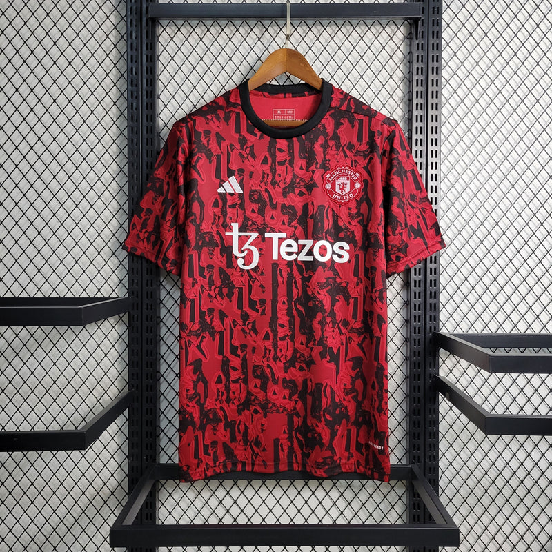 Camisa Manchester United Treino 23/24 - adidas Torcedor Masculina - Lançamento - Pk_imports_01 