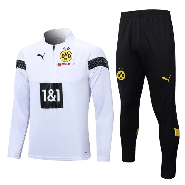 Conjunto de Treino do Dortmund 22/23 Branco - Pk_imports_01 