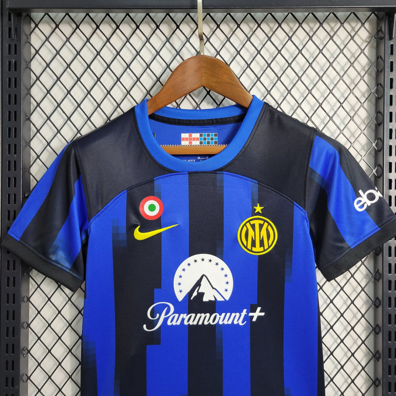 Kit Infantil Inter De Milão Home 23/24 - Pk_imports_01 