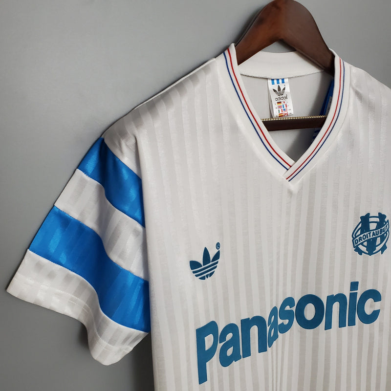 Camisa Olympique de Marseille Titular 90/91 - Versão Retro - Pk_imports_01 