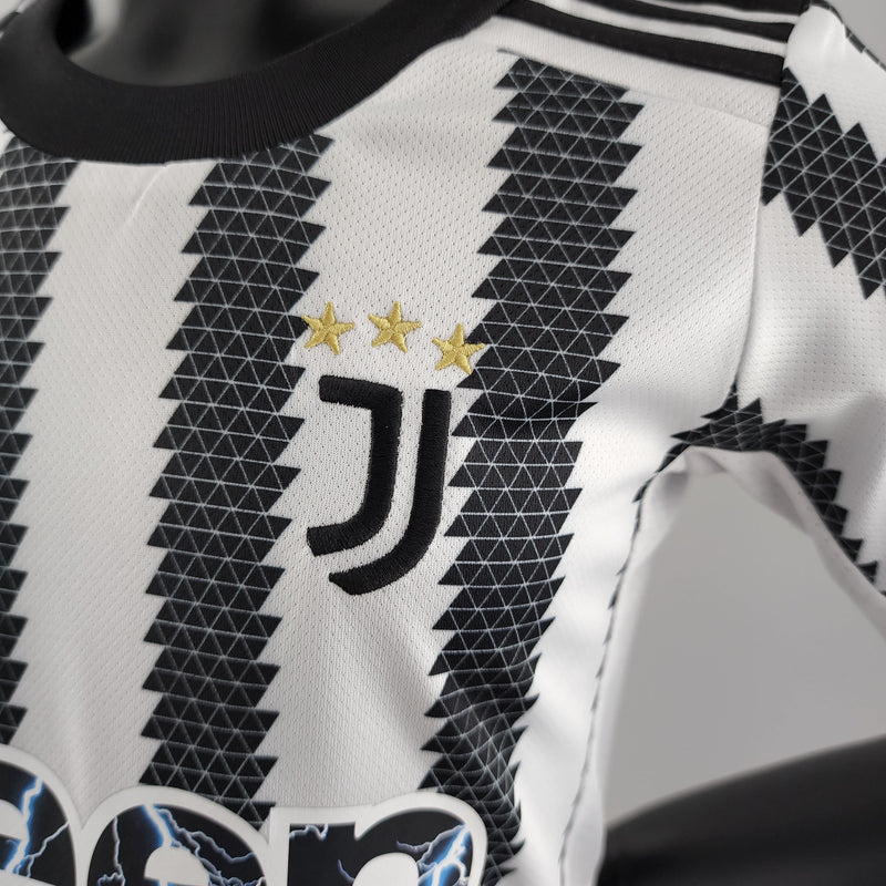 Kit Infantil Juventus Titular 22/23 - Pk_imports_01 