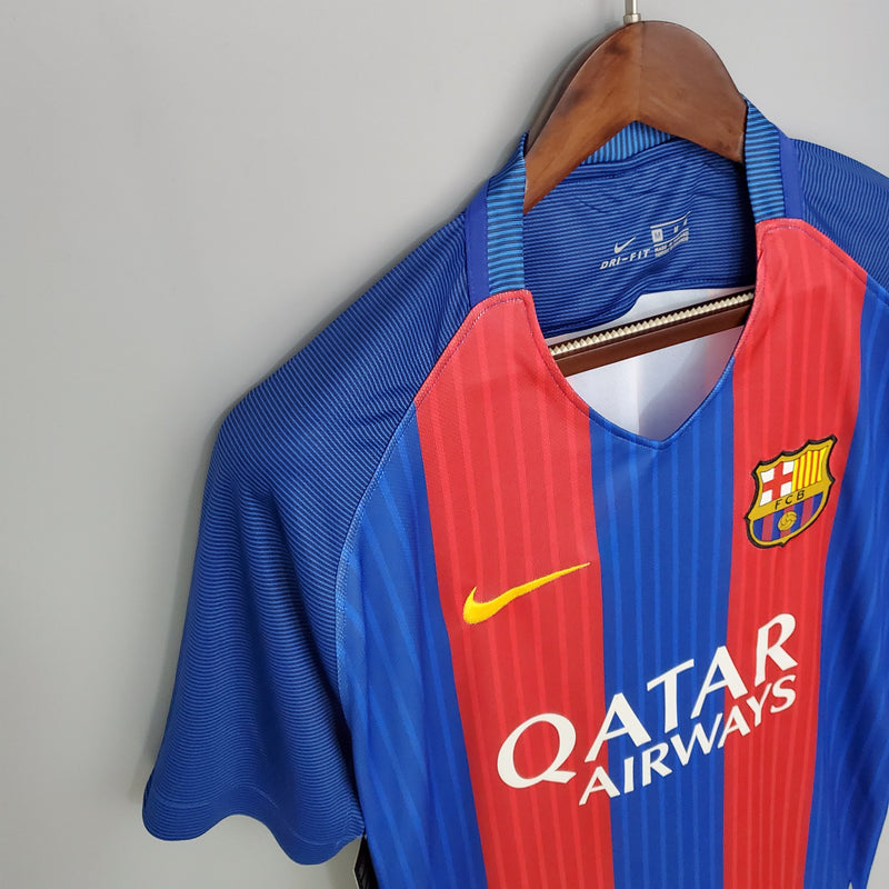 Camisa Barcelona Titular 16/17 - Versão Retro - Pk_imports_01 