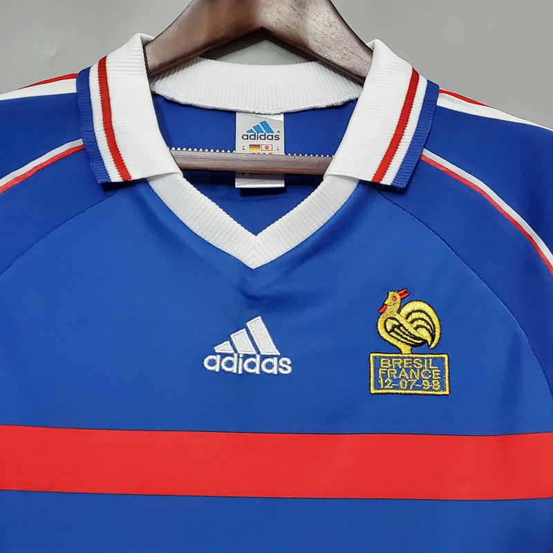 Camisa França Titular 1998 - Versão Retro - Pk_imports_01 