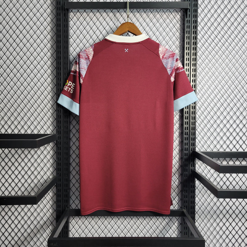 Camisa West Ham Titular 22/23 - Versão Torcedor - Pk_imports_01 