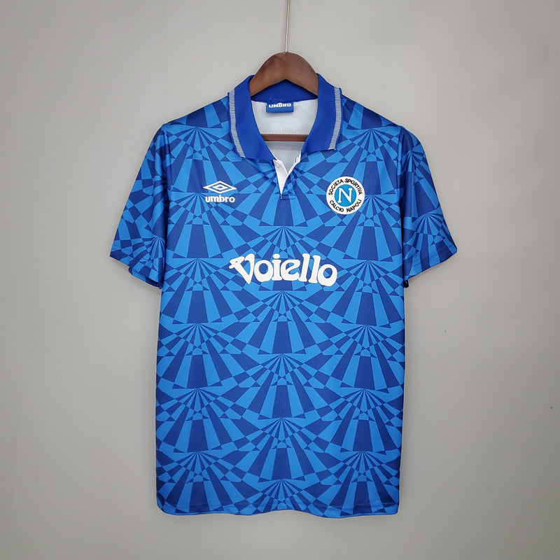 Camisa Napoli Titular 91/93 - Versão Retro - Pk_imports_01 